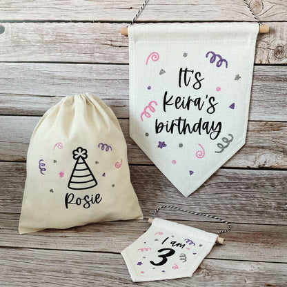 Reusable birthday party bags