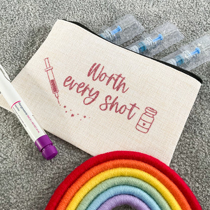 'Worth every shot' IVF pouch