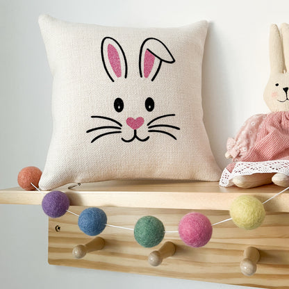 Easter bunny mini cushion